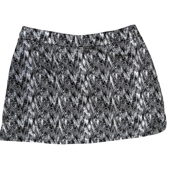Tranquility Chic Black &White Patterned Skort XXL - Picture 1 of 5